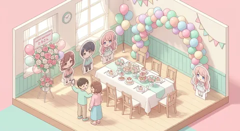 本人不在の誕生日会飾り付け2026！おしゃれな空間を作るコツと手順